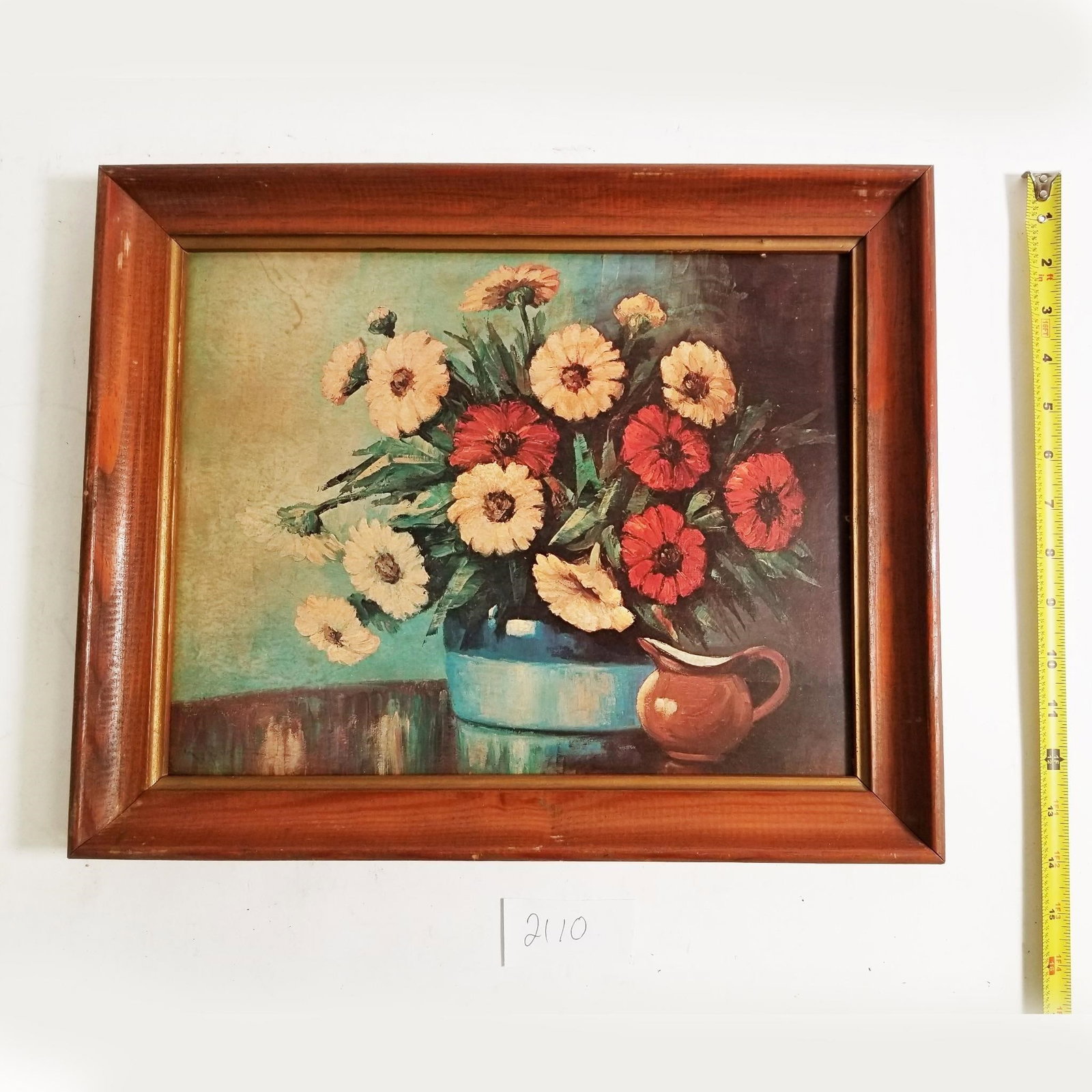 Framed Norman "Floral" a Still Life Floral Bouquet: Framed Norman "Floral" a Still Life Floral Bouquet - condition varies. See photos for details.
