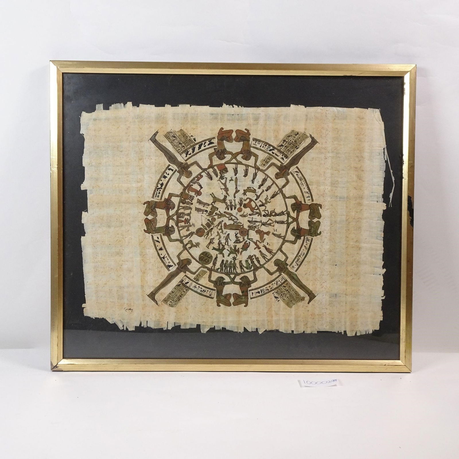 Ancient Egypt Papyrus Astrology Calendar (1 of 2)