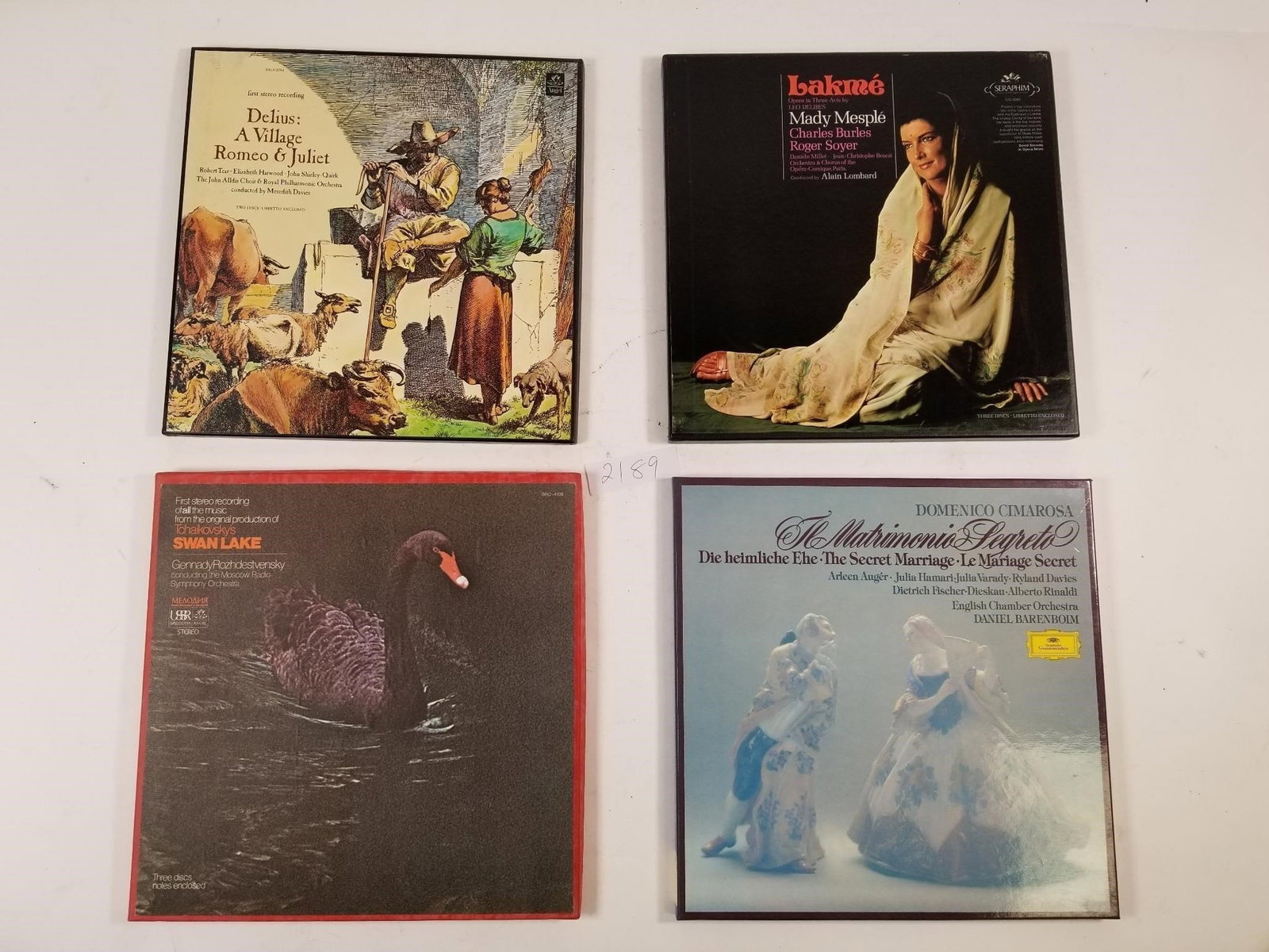 Vintage Vinyl Records Set of 4 (Gennady...: Rozhdestvensky, Frederick Delius, and more). Vintage Vinyl Records Set of 4 (Gennady Rozhdestvensky, Frederick Delius, and more)- Sold as-is, condition varies. See photos for details.