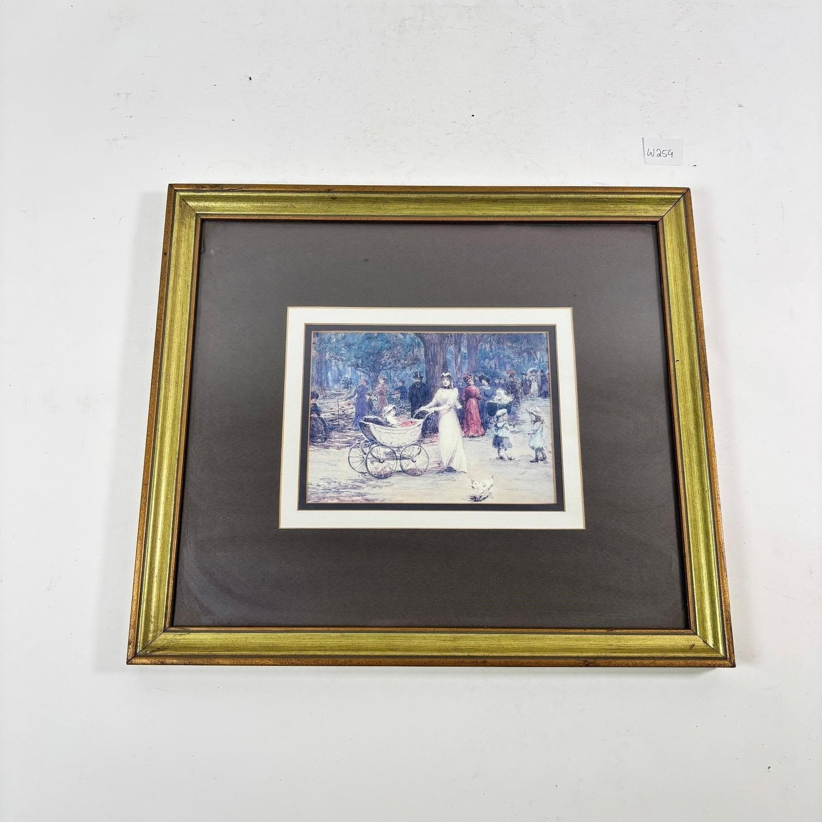 Paragon Picture Gallery Litho USA Framed...: "Promenading" by Edward Clifford 1989. Offered for sale is a vintage framed lithograph from Paragon Picture Gallery, titled "Promenading" by the artist Edward Clifford. Dated 1989, this piece captures
