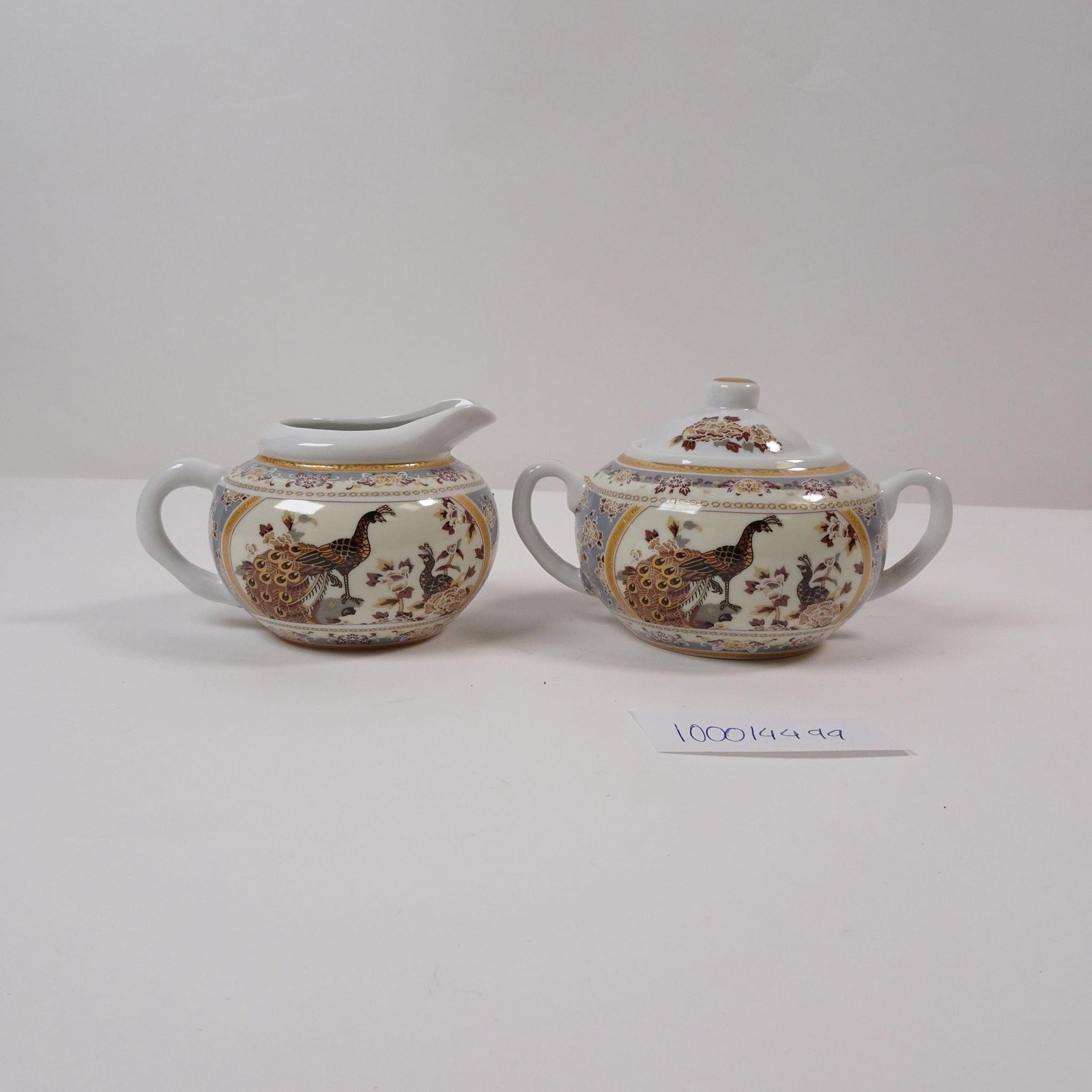 Vintage Japan Proud Heritage Sugar Bowl n Milk Cup (1 of 4)