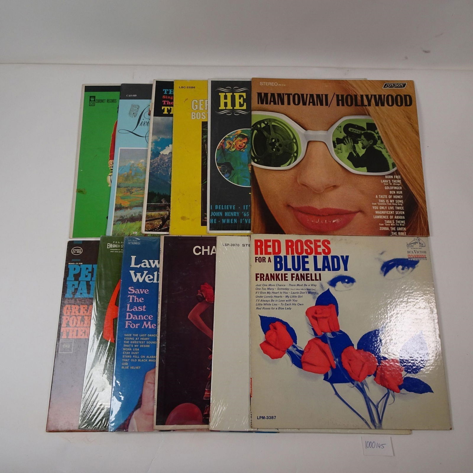 Assortment of Vtg Vinyls-Frankie Fanelli,Mantovani (1 of 4)