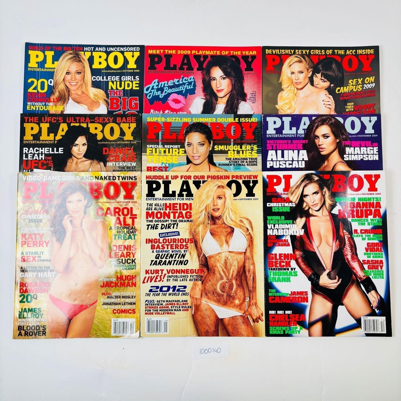 Playboy Magazines Set of 9 (2008-2009) (1 of 4)