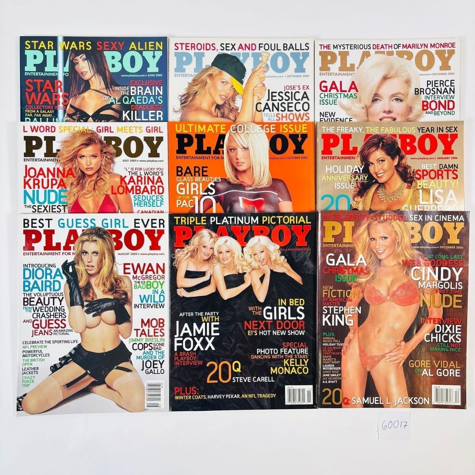 Vintage Playboy Magazines Set of 9 (2005-2006) (1 of 4)