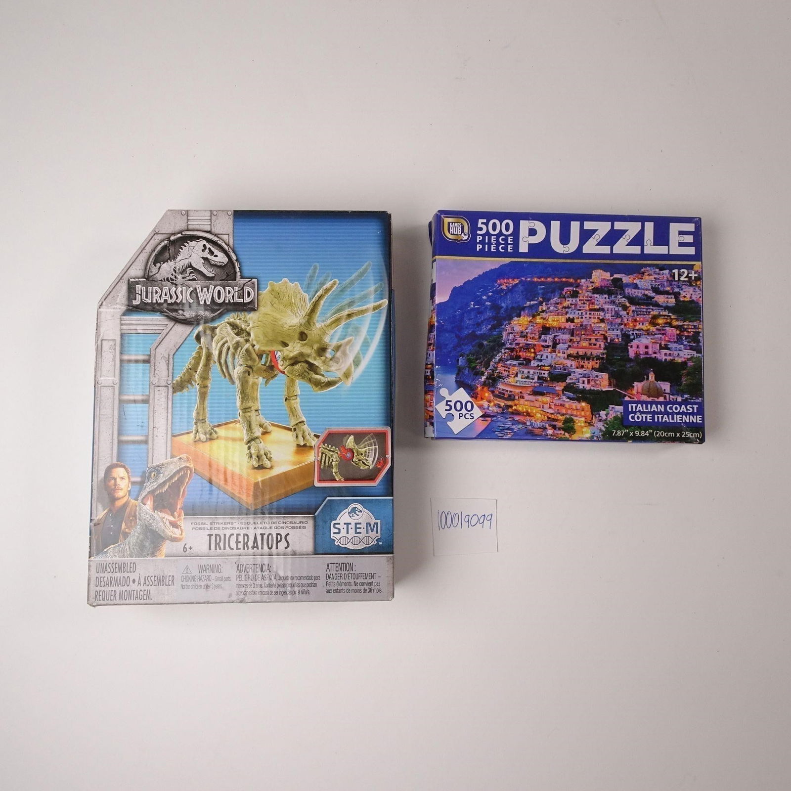 Mattel Jurassic World Triceratops and Puzzle Set (1 of 4)