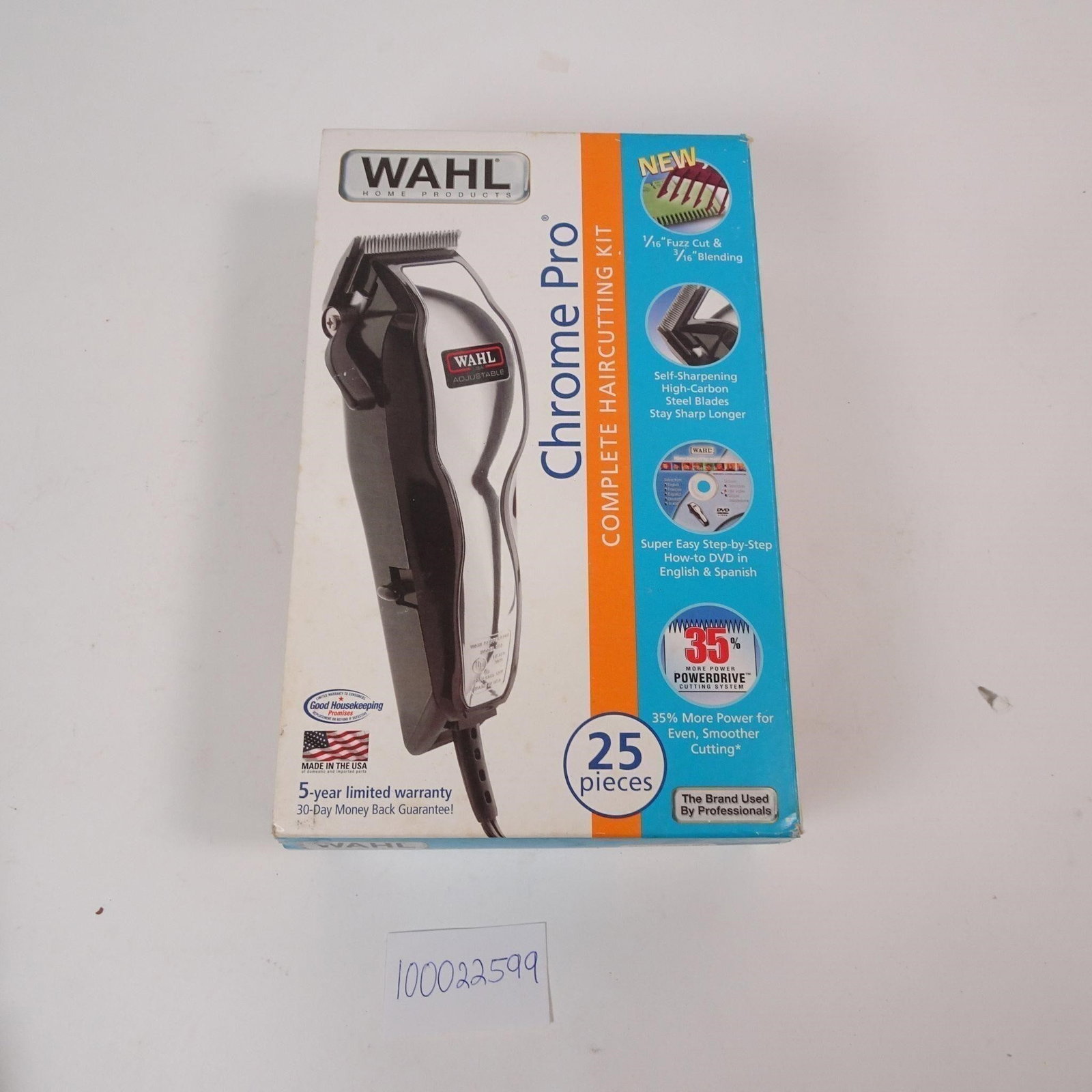 Wahl ChromePro Haircutting Kit: A comprehensive Wahl ChromePro Haircutting Kit, complete with everything you need for professional-quality haircuts at home. This versatile and reliable kit is perfect for maintaining your hairstyle w