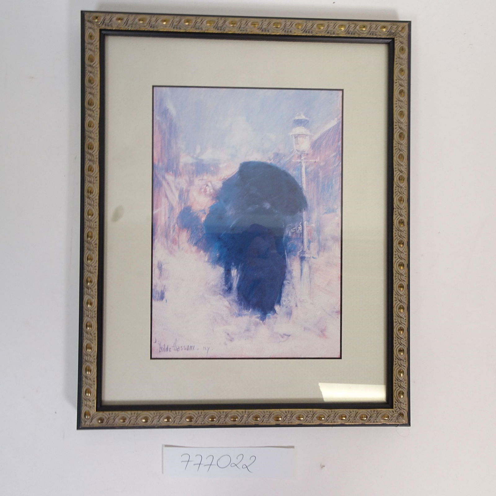 Framed Art Print - "A New York Blizzard" (1 of 4)