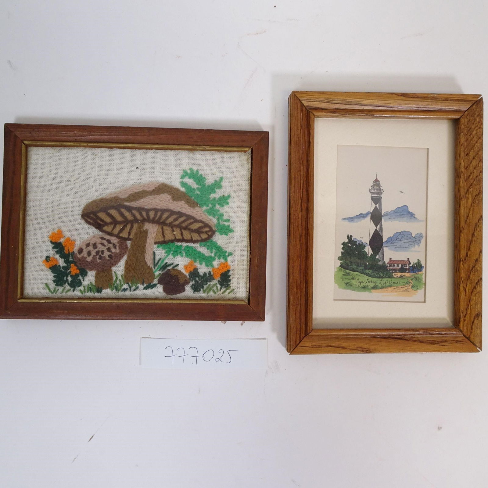 Two Framed Decorative Wall Pieces (1 of 7)