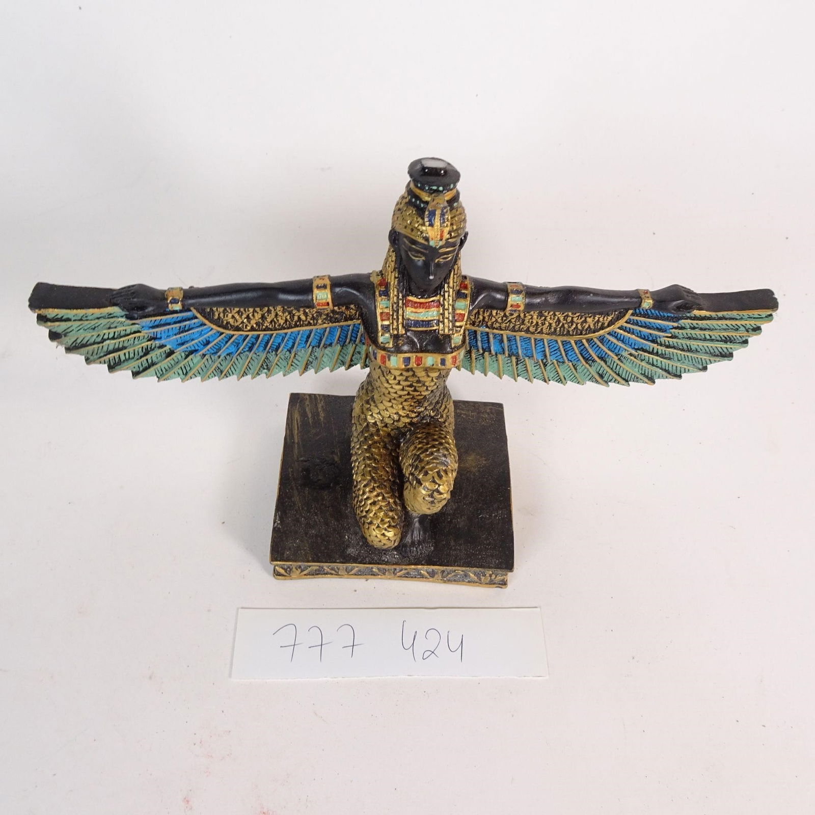 Egyptian-Style Winged Goddess Figurine (1 of 8)