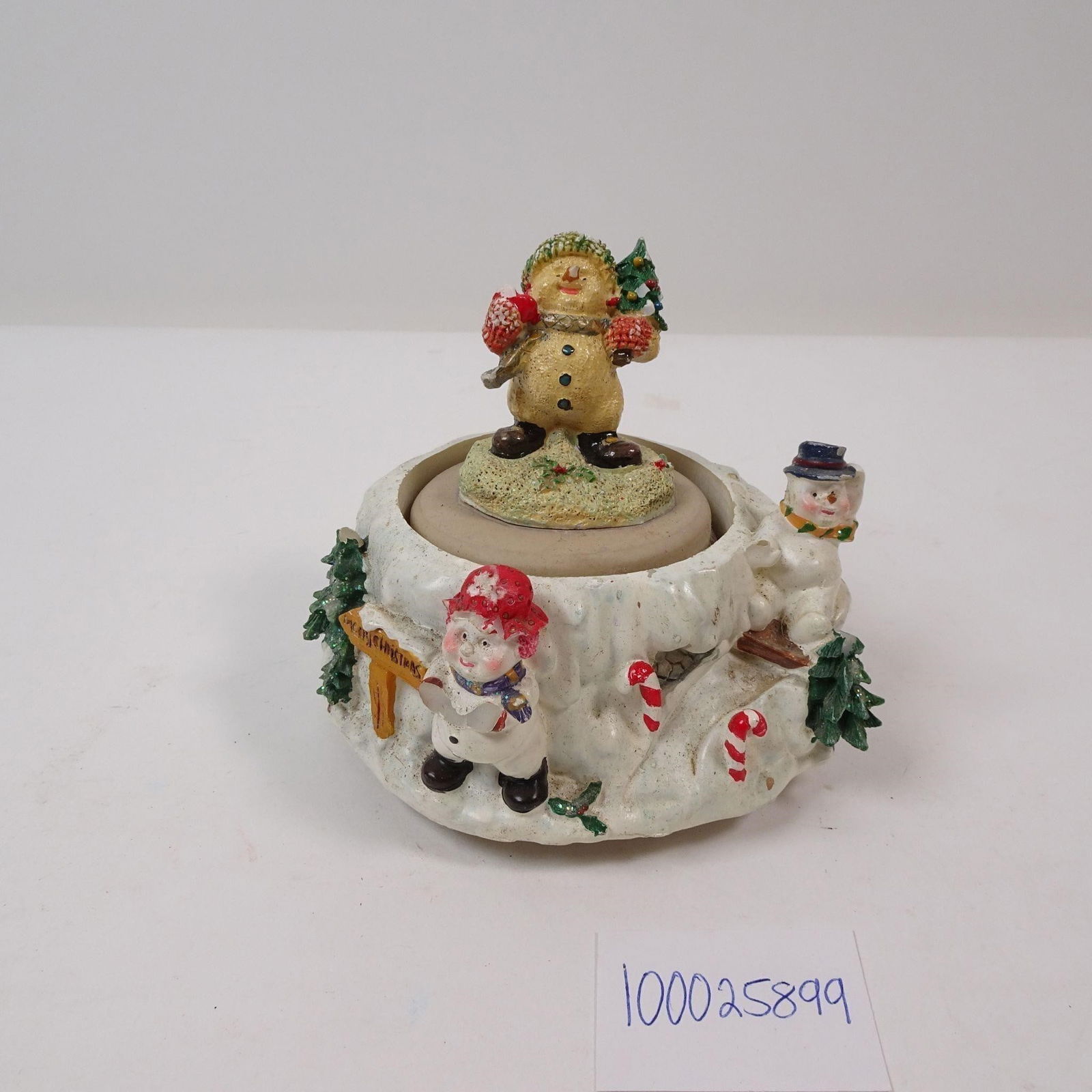 Vintage Herco Music Box Christams Scene (1 of 4)