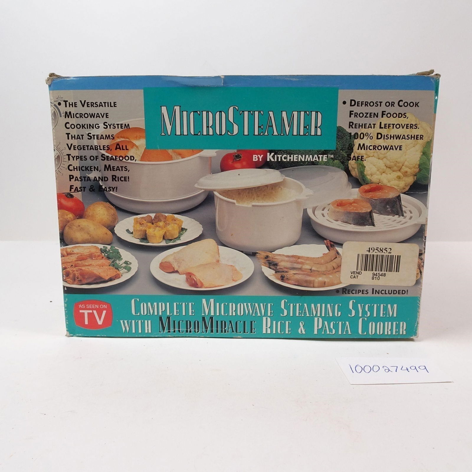 Kitchenmate MicroSteamer Microwave Steaming System: A versatile Kitchenmate MicroSteamer Microwave Steaming System, perfect for cooking and steaming vegetables, fish, and more in the microwave. This convenient kitchen tool is designed to provide a heal