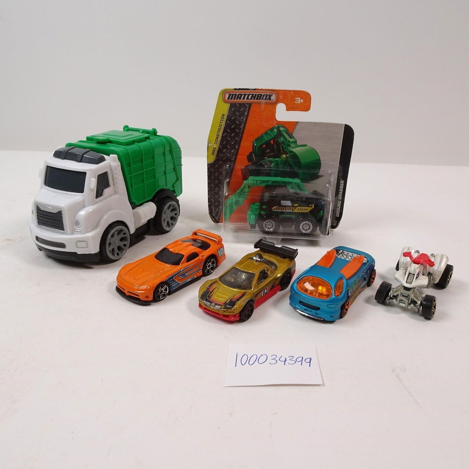 Assortment of Hot Wheels Cars & Garbage Truck Toy (1 of 4)