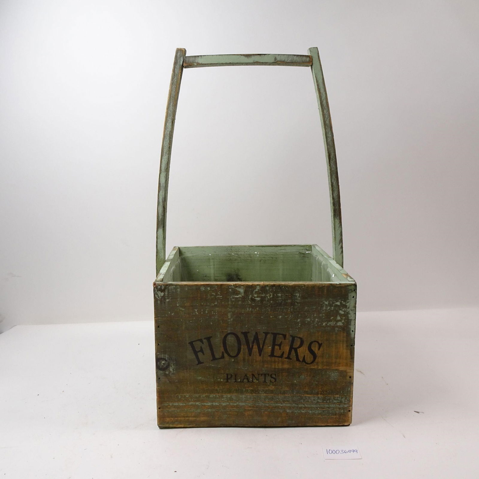 Decorative Wood Basket Plant Holder: A decorative wood basket plant holder, perfect for showcasing houseplants or flowers with a natural aesthetic. This piece adds a charming touch of rustic warmth and natural texture to any room, patio,