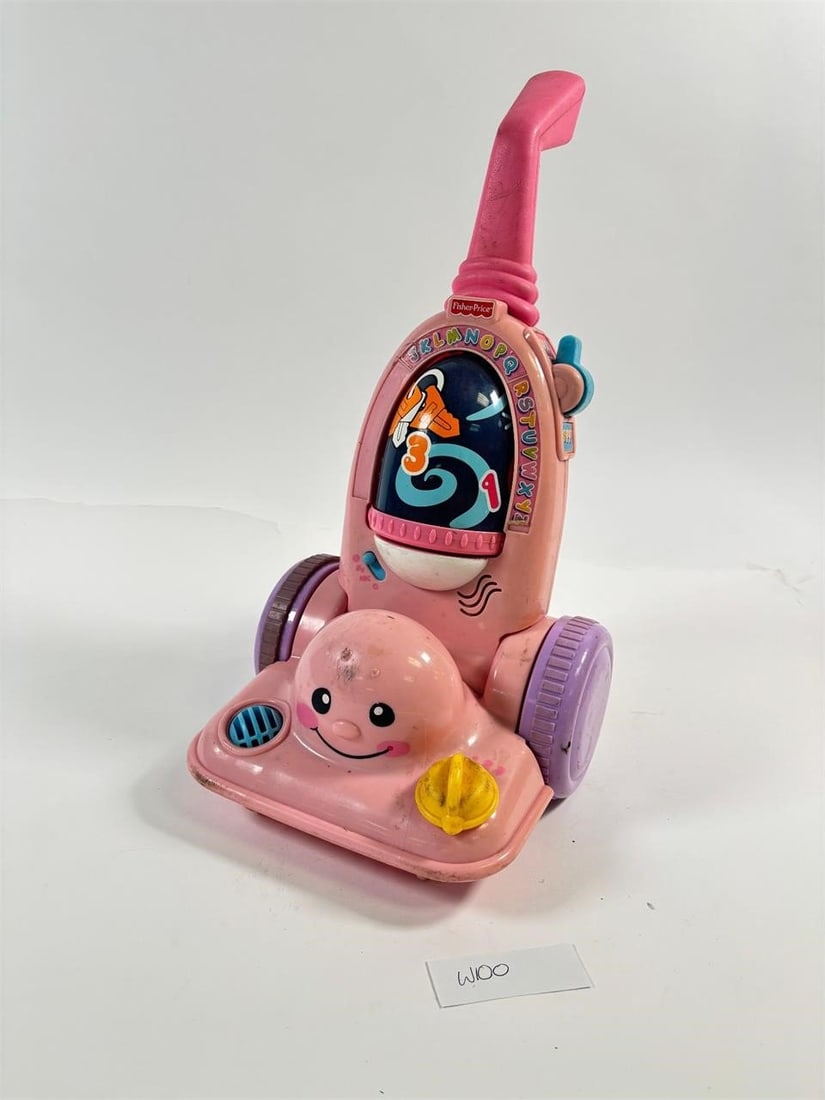 Fisher Price and Learn Pink Vacuum Cleaner: Fisher Price and Learn Pink Vacuum Cleaner - Sold as-is, condition varies. See photos for details.