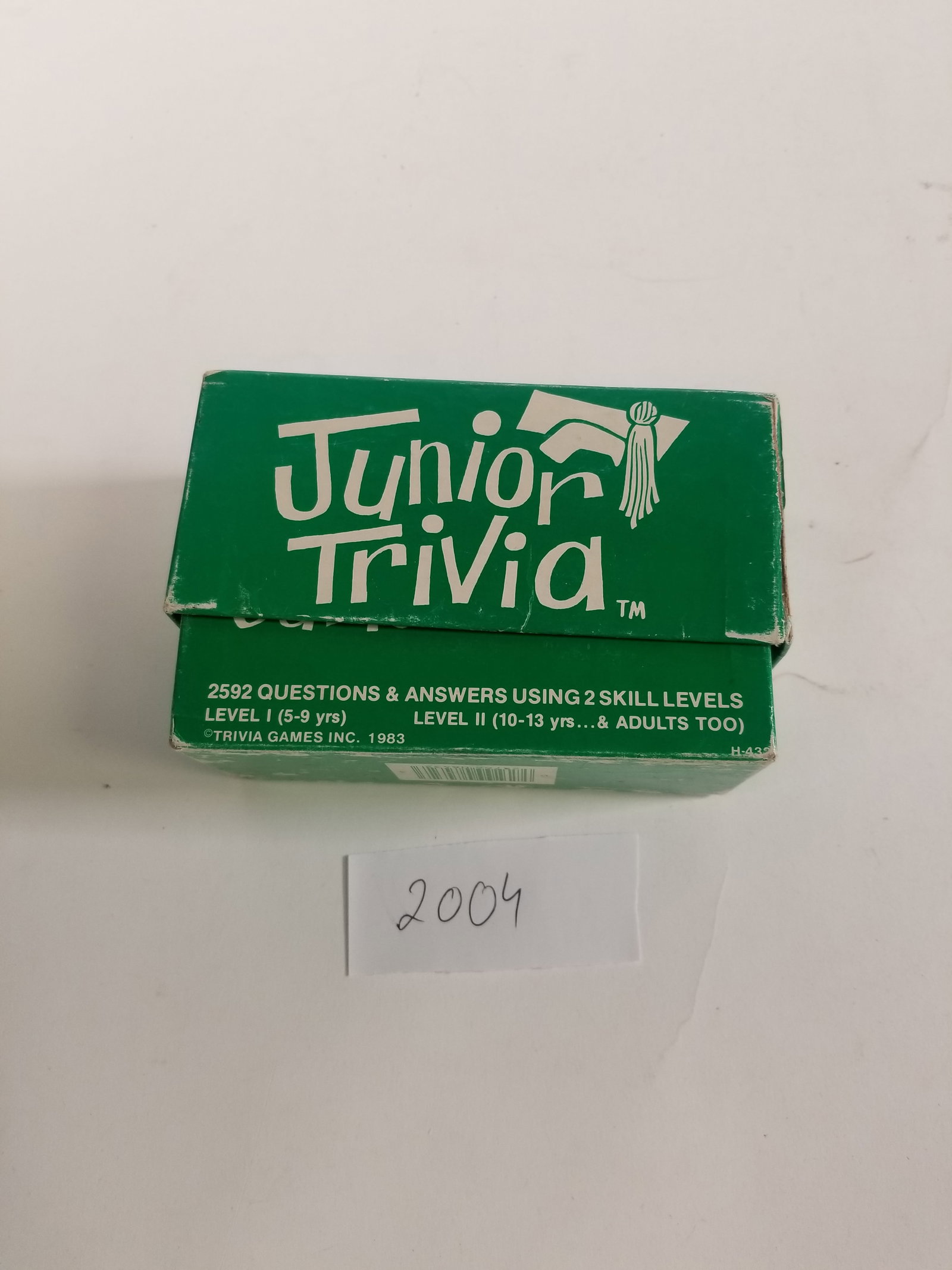 Junior Trivia, Vintage 1983. Used, however cards perfect!: Junior Trivia, Vintage 1983. Used, however cards perfect!
