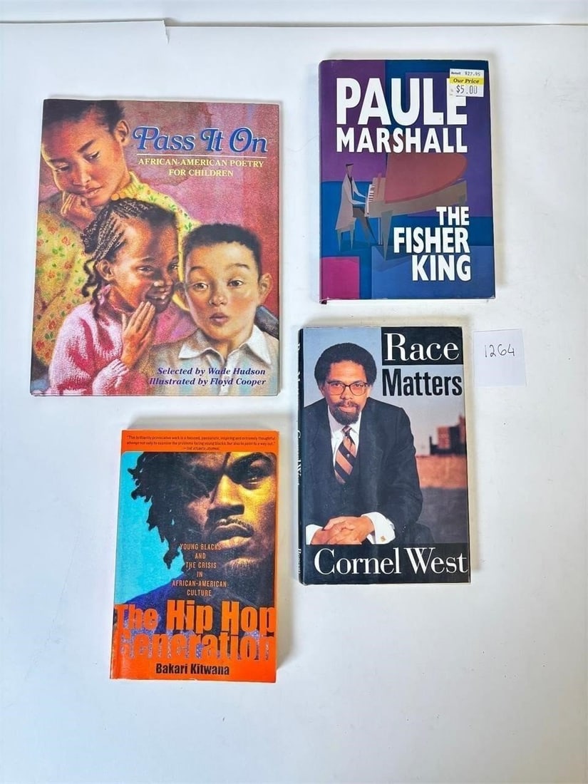 Assortment of books Set of 4: Assorted Random Books â?? Set of Various Titles Mixed genres and topics. Condition varies; please refer to photos for details