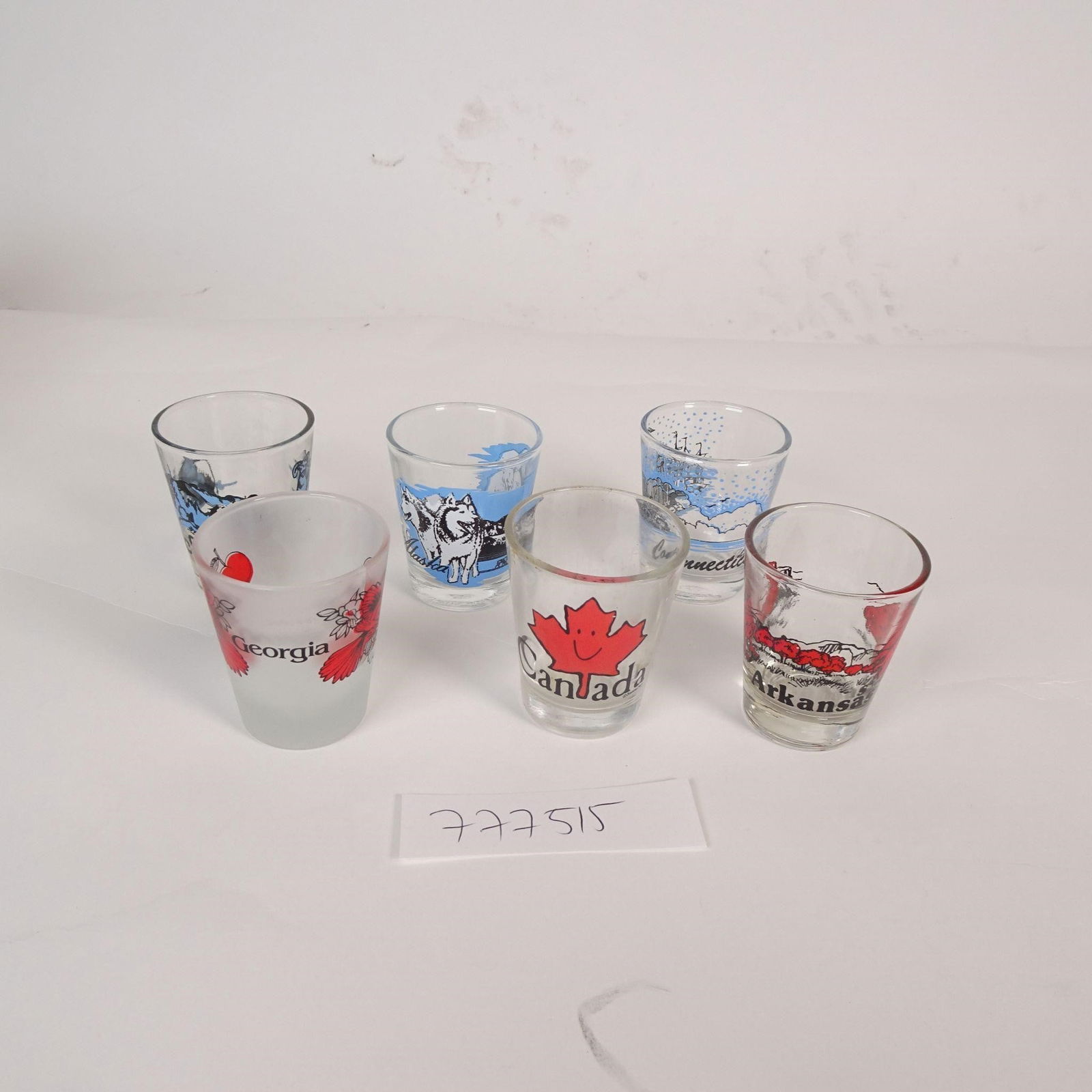 Vintage Travel Souvenir Shot Glasses Lot (1 of 3)