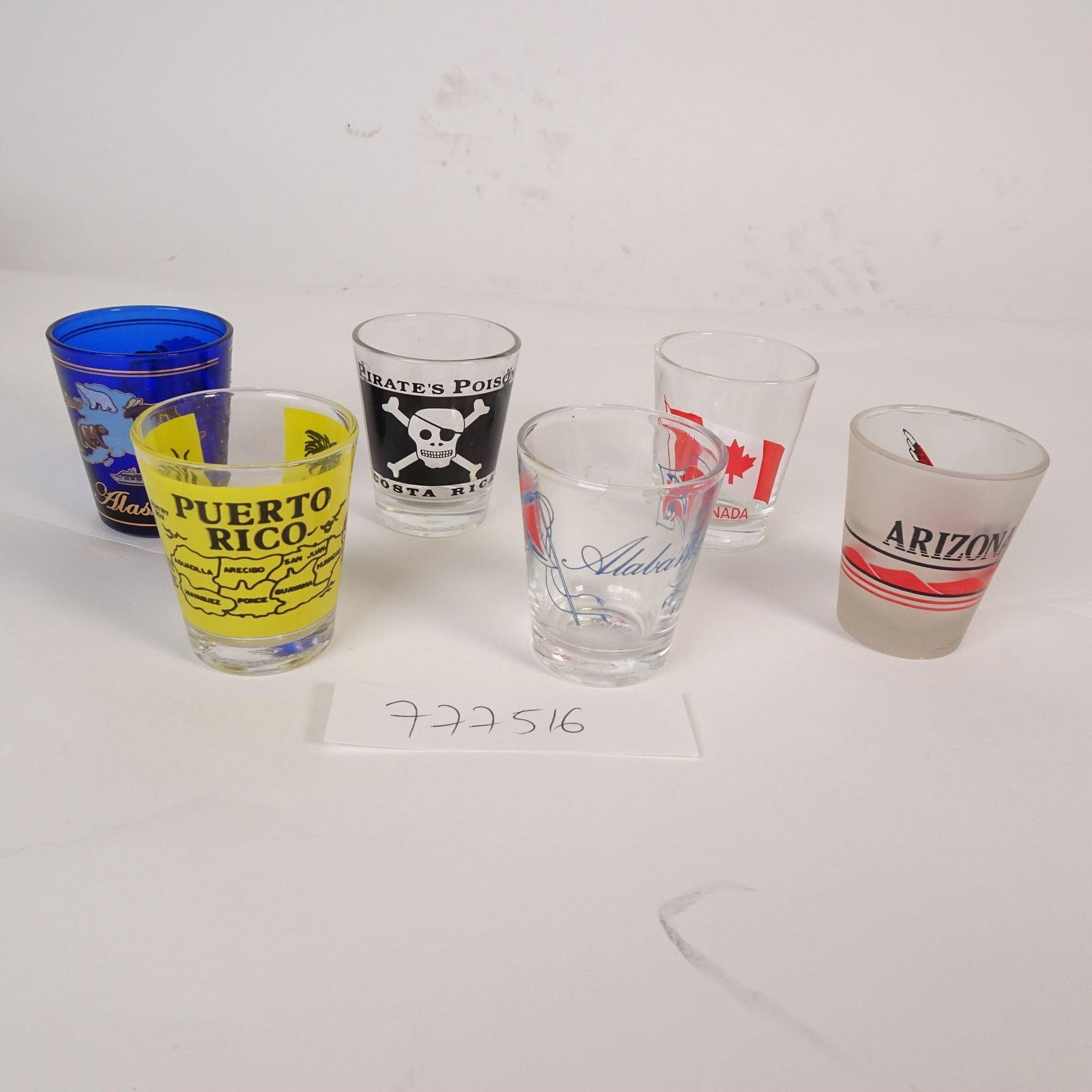 Vintage Travel Souvenir Shot Glasses Lot (1 of 3)