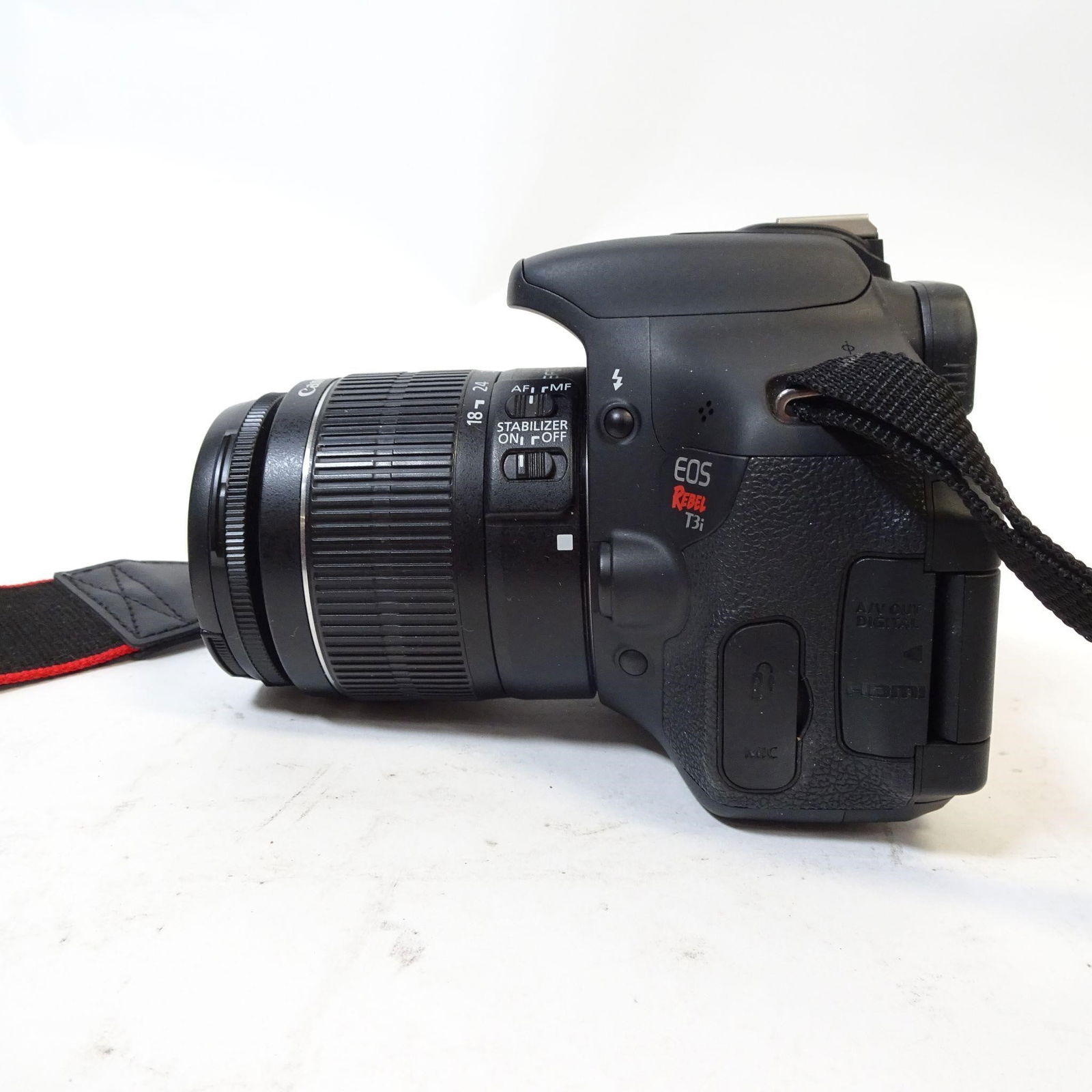Canon EOS Rebel T3i / EOS 600D DSLR Camera: For sale is a Canon EOS Rebel T3i (EOS 600D) DSLR camera offered as a complete kit, exactly as shown in the photos. The camera and lens appear well cared for and clean. A great setup for beginner to