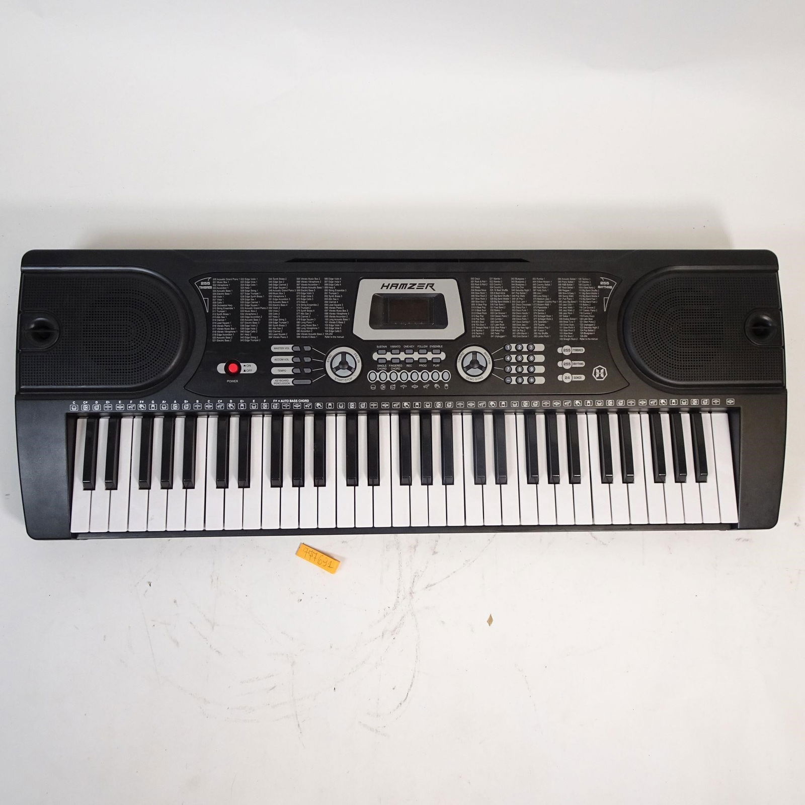 Hamzer 61-Key Electronic Keyboard: This Hamzer electronic keyboard features 61 full-size keys and built-in speakers, making it a great choice for beginners, students, and casual players. It offers a wide selection of tones, rhythms,