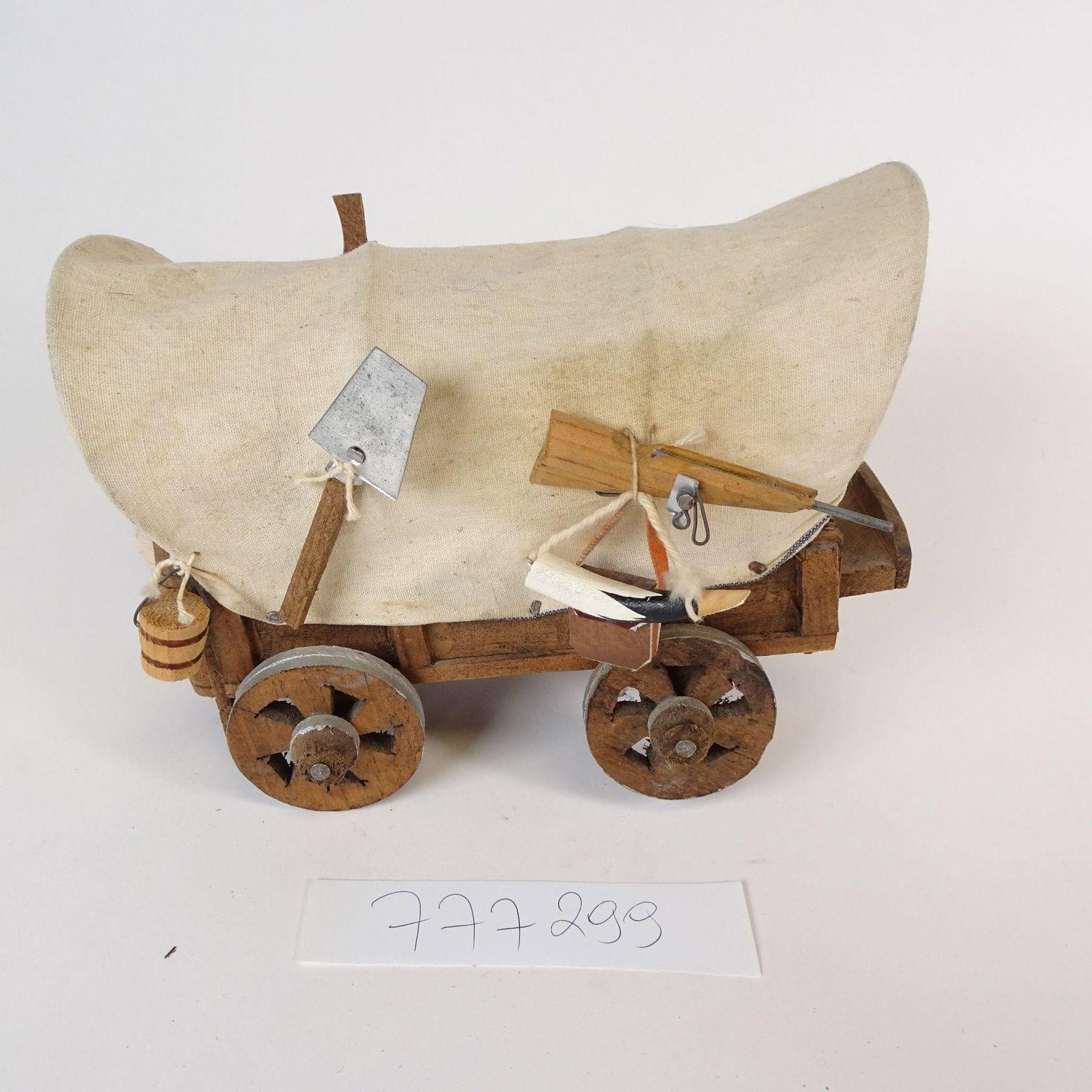 Handcrafted Pioneer Wagon Model (1 of 4)