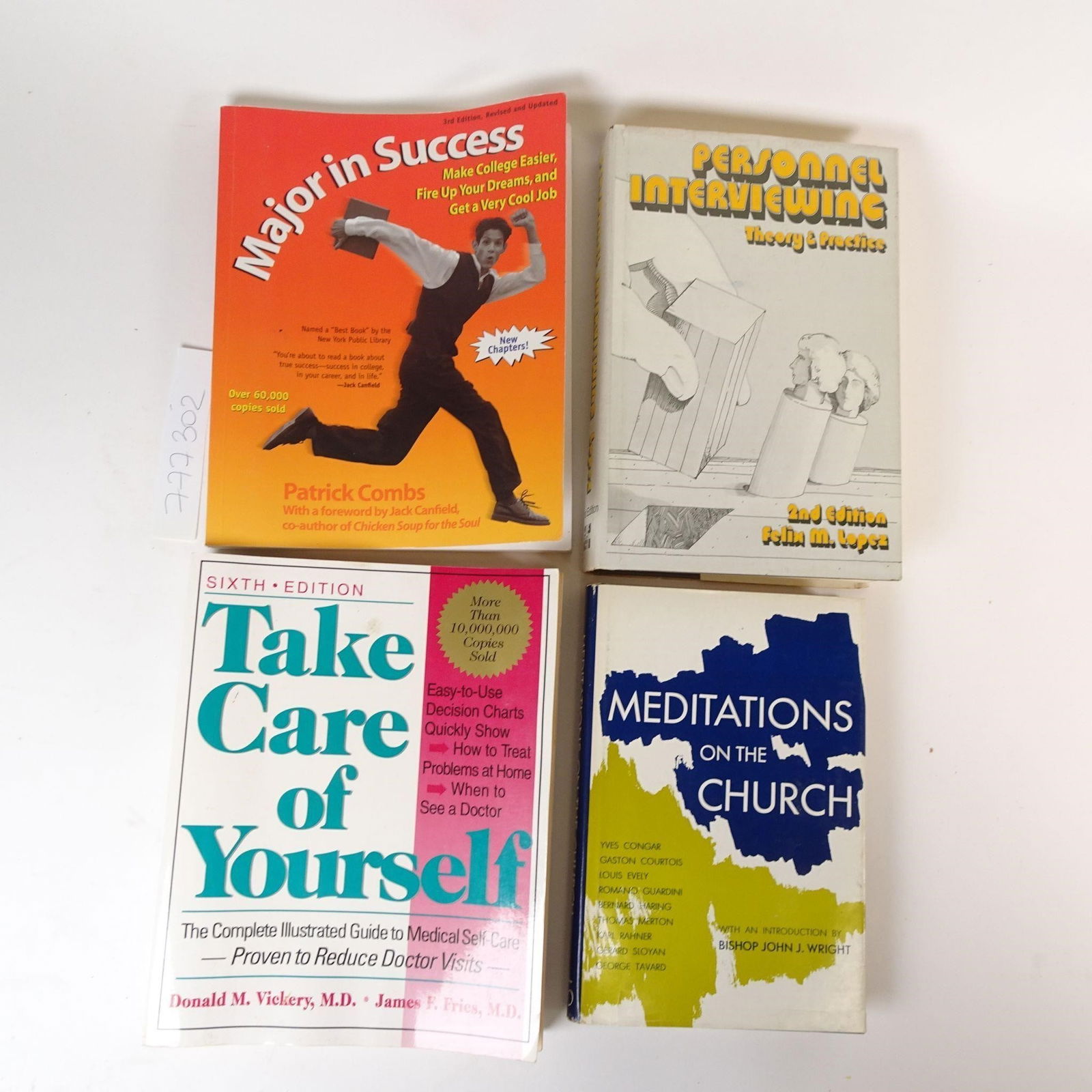 4-Book Mixed Nonfiction Lot: This diverse nonfiction bundle offers practical guidance and thoughtful reflection across four key life areas: Major in Success by Patrick Combs A motivational guide for students and young professiona