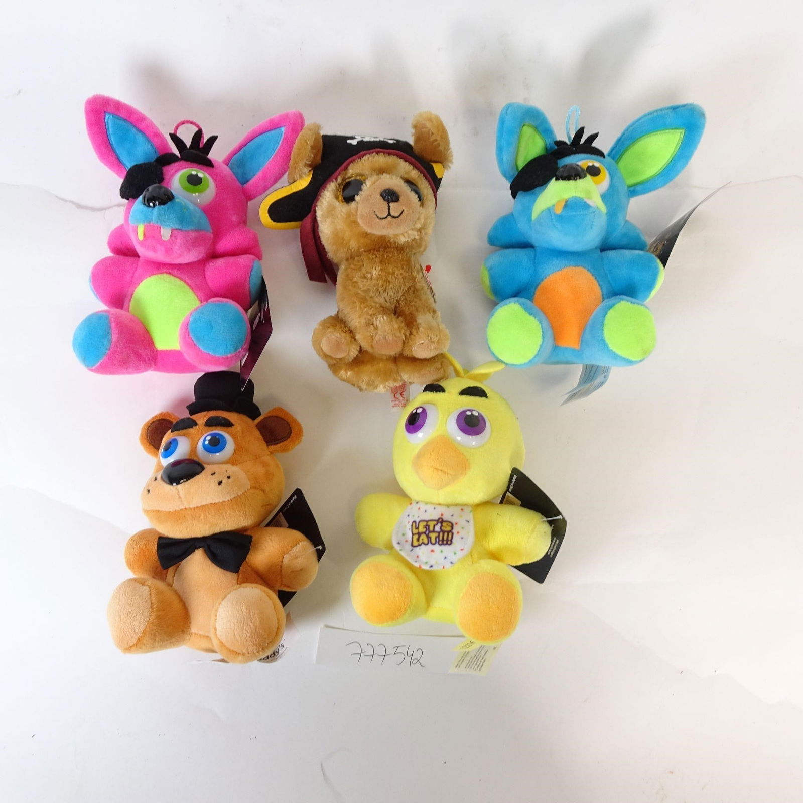Six Nights at Freddy's Plush Toy Set: Set of Six Nights at Freddy's plush characters. Soft, colorful, and collectible. Officially styled designs, great for fans and display.