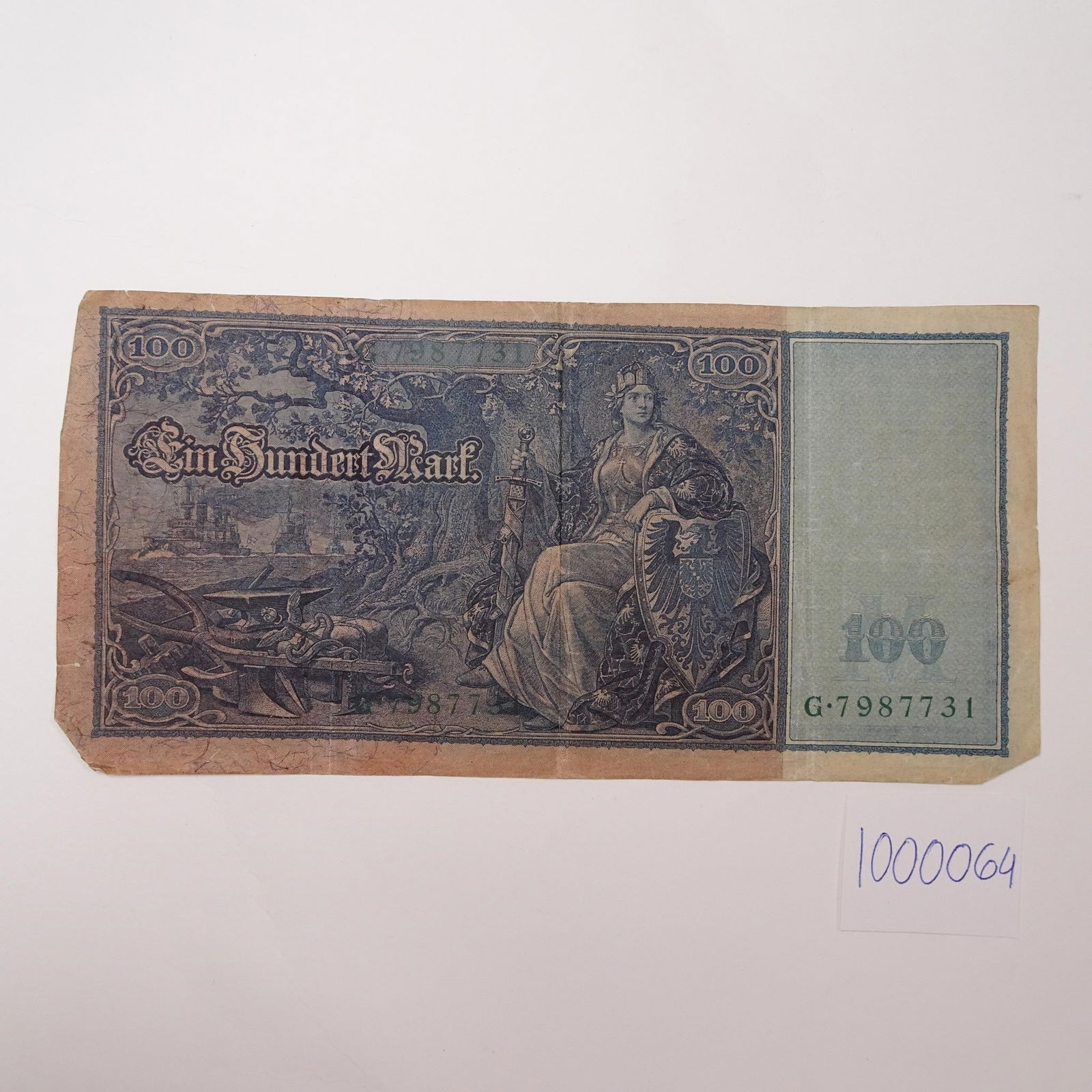 Germany - 100 Mark - 1910: - 3