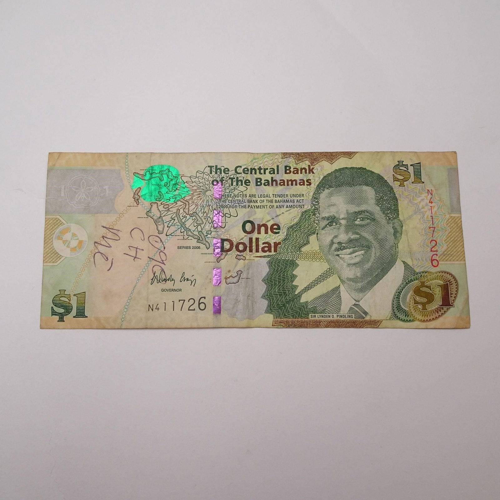 The Bahamas - 1 Dollar 2008-2015: Official banknote issued by The Central Bank of The Bahamas between 2008 and 2015. Features vibrant island-themed designs, including national symbols and security features unique to this series. A