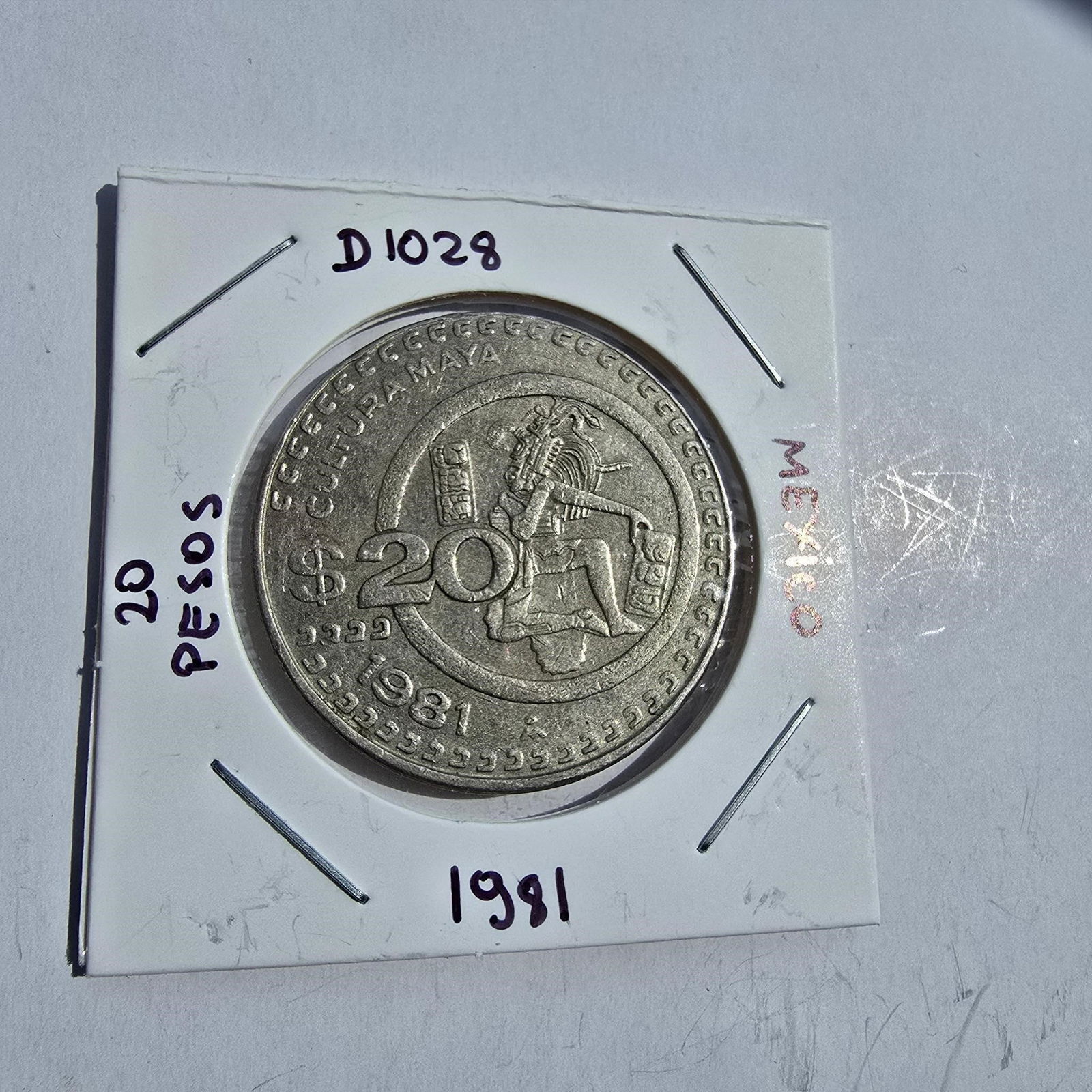 Mexico 20 Pesos 1981 - Chac Mool - Maya Culture (1 of 3)