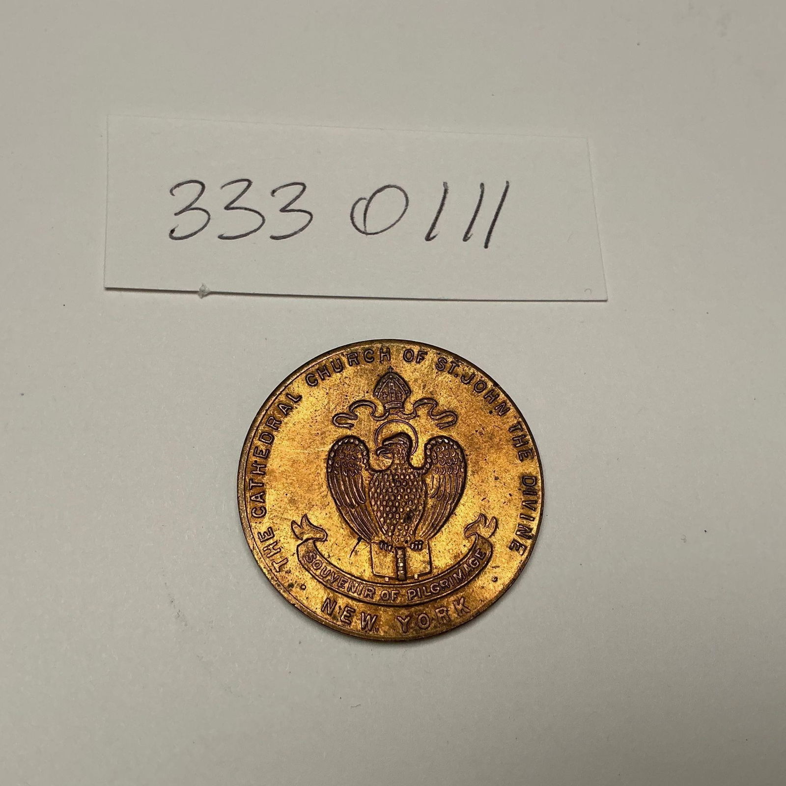 Souvenir Token Pilgrimage Medallion (1 of 2)