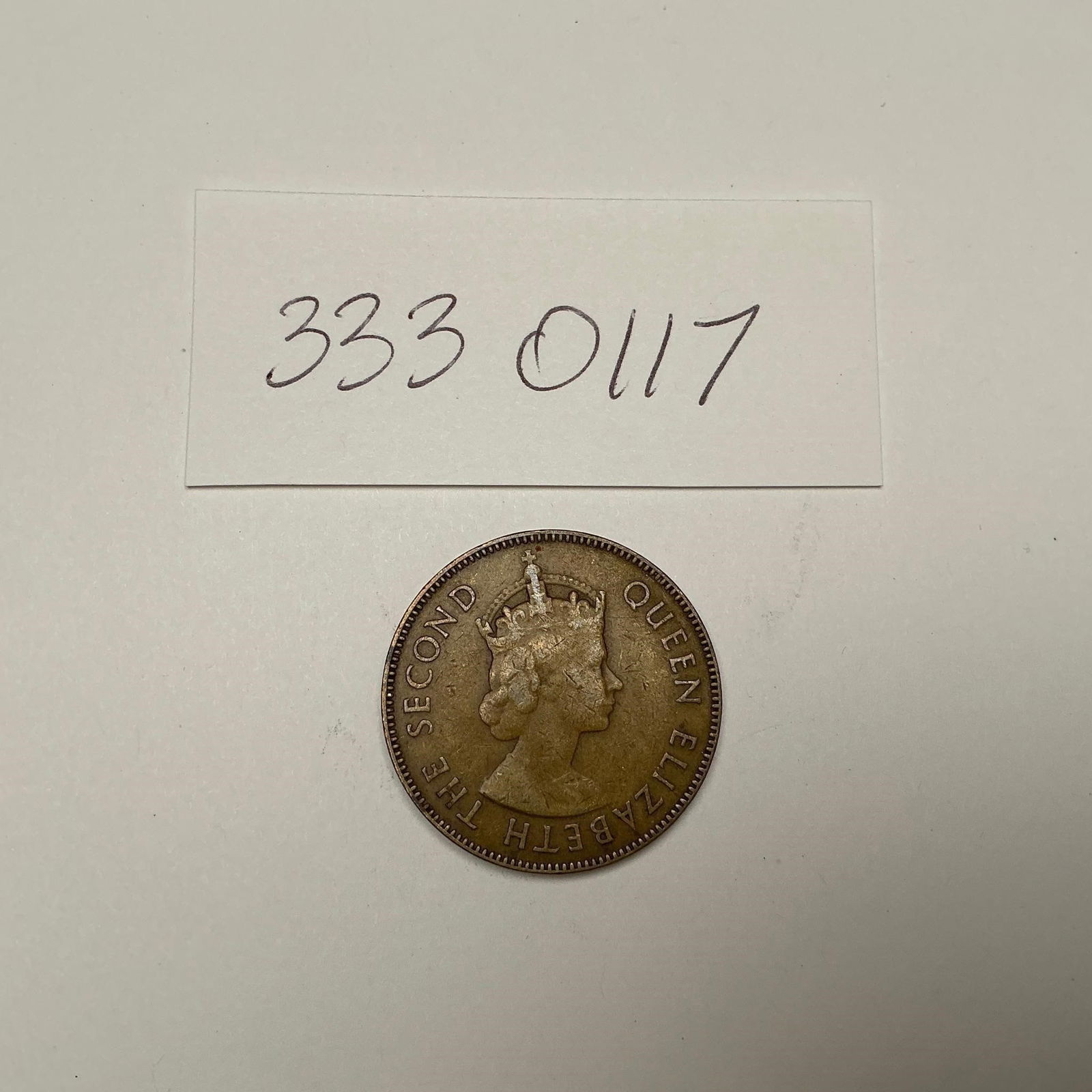 Jamaica One Penny 1953 coin: Jamaica One Penny 1953 coin