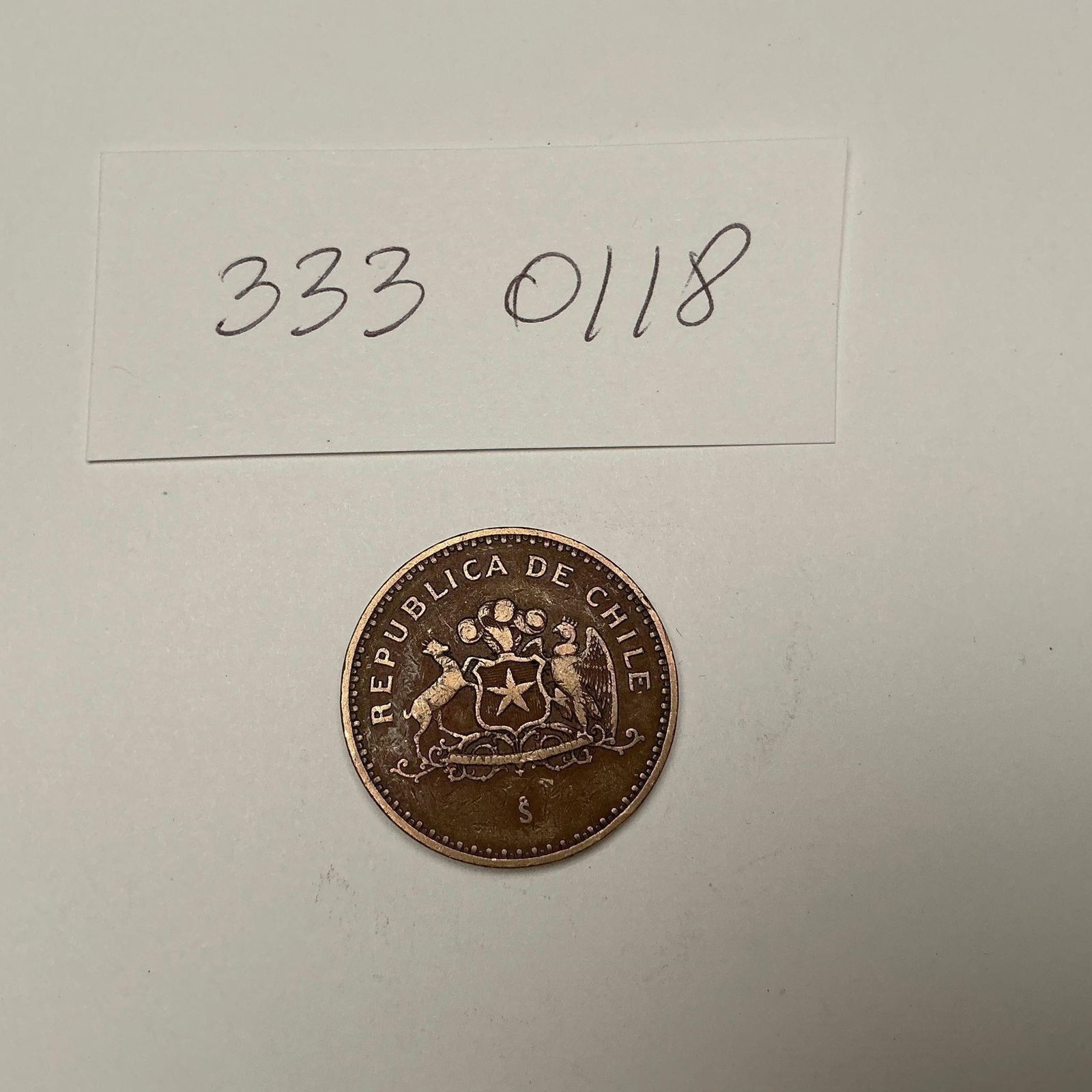 100 Pesos, 1993 Chile, Coin: 100 Pesos, 1993 Chile, Coin