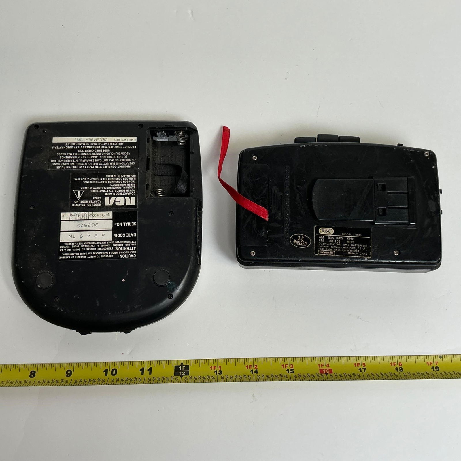 Vintage CD player and cassette player (1 of 4)