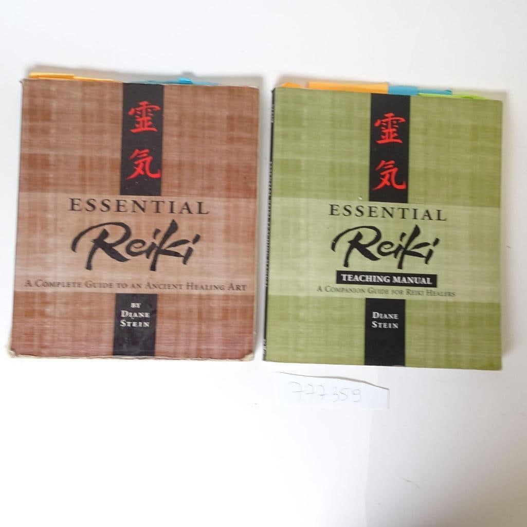 Essential Reiki by Diane Stein - 2 Book Lot: This lot includes two essential Reiki books by Diane Stein, a well-known author and Reiki master, offering a comprehensive foundation for both Reiki practitioners and teachers. Included in this lot: -