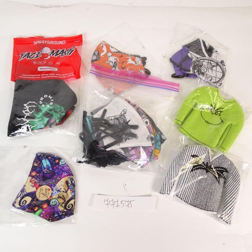 Face Mask Lot + Mini Plush Sweaters (1 of 4)