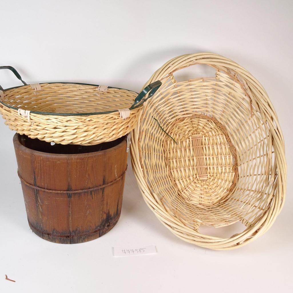 Rustic Farmhouse Storage & Decor Lot (1 of 10)