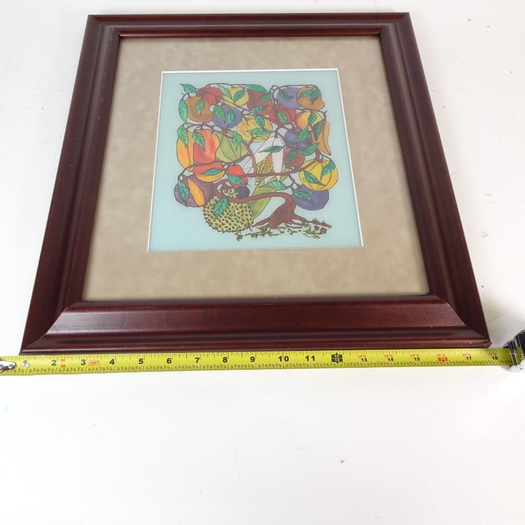 Framed Botanical Tree Artwork - 2