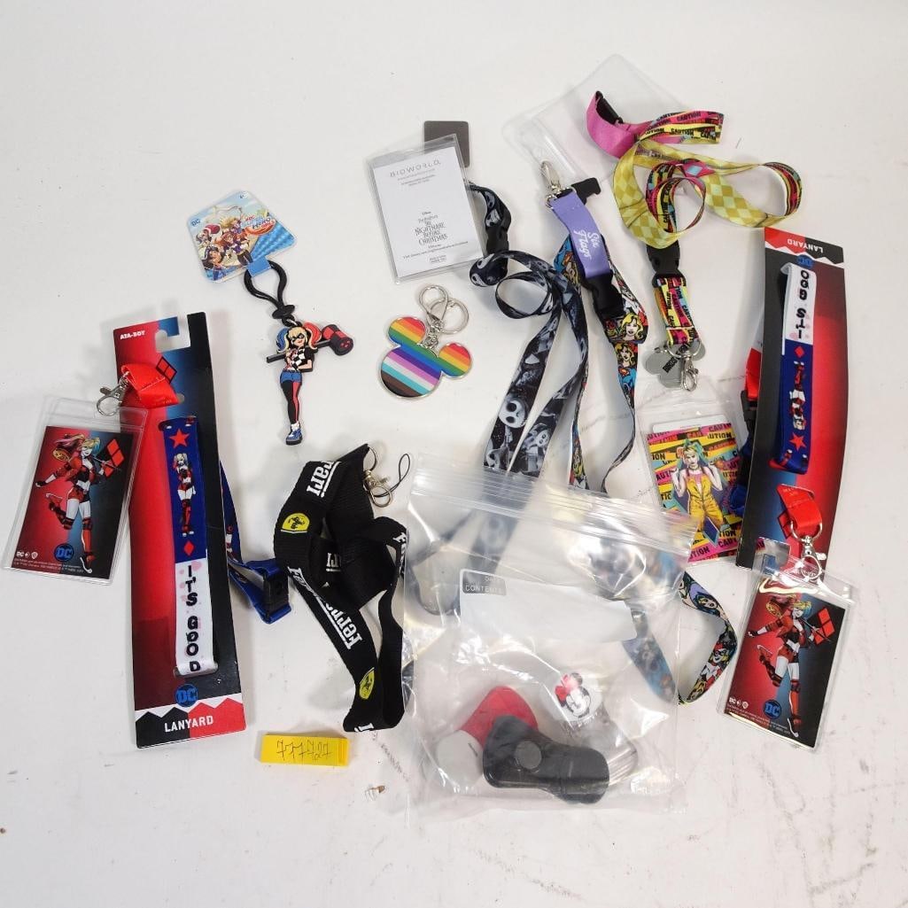 Mixed Lanyards & Keychains Lot (1 of 5)