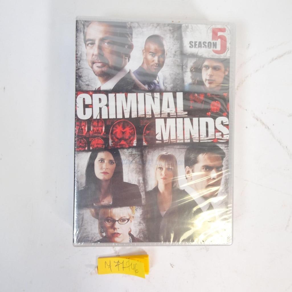 Brand New Sealed DVD Set: Original Criminal Minds - Season 4 DVD box set, brand new and factory sealed. Complete fourth season of the acclaimed crime drama following FBI profilers as they hunt the most dangerous criminals. Per