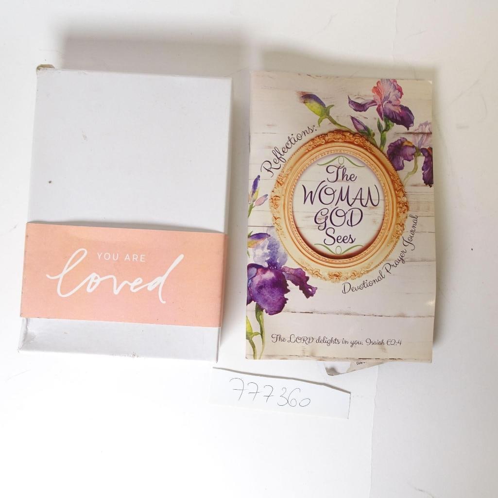 Devotional Prayer Journal Lot: This auction includes a devotional journaling set offered as one complete lot, perfect for personal reflection, prayer, or a thoughtful gift. Lot includes: - "The Woman God Sees" - Devotional Prayer J