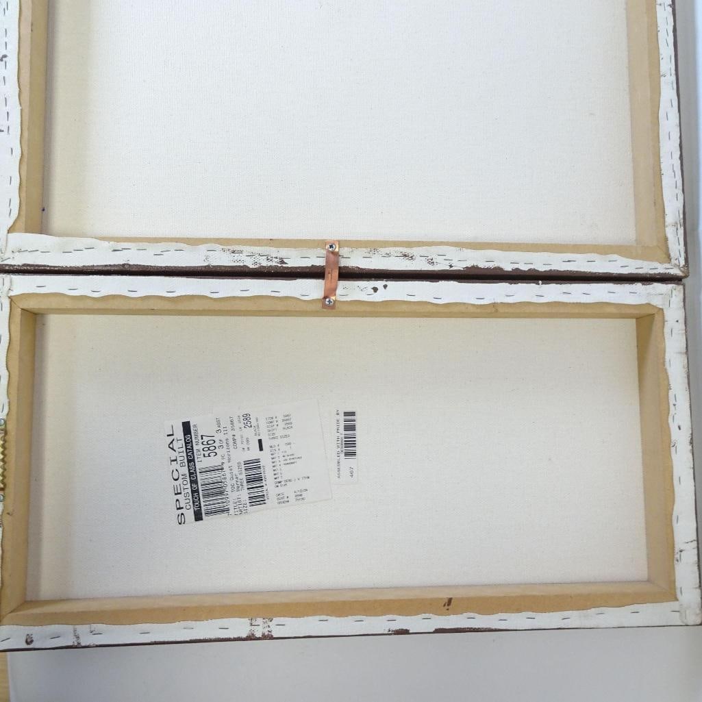 Large Seascape Sunset Triptych - 17