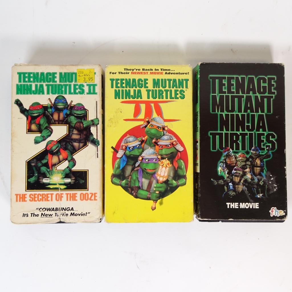 Teenage Mutant Ninja Turtles VHS Lot (1 of 2)