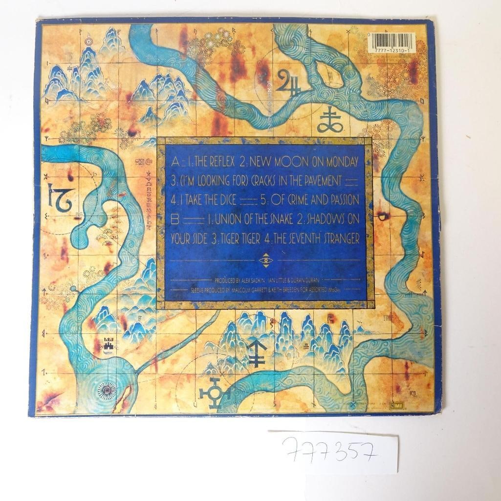 Original Vinyl LP: Original vinyl LP "Seven and the Ragged Tiger" by Duran Duran, released in 1983. One of the most iconic albums of the 1980s New Wave era, featuring hits such as "The Reflex," "New Moon on Monday,"