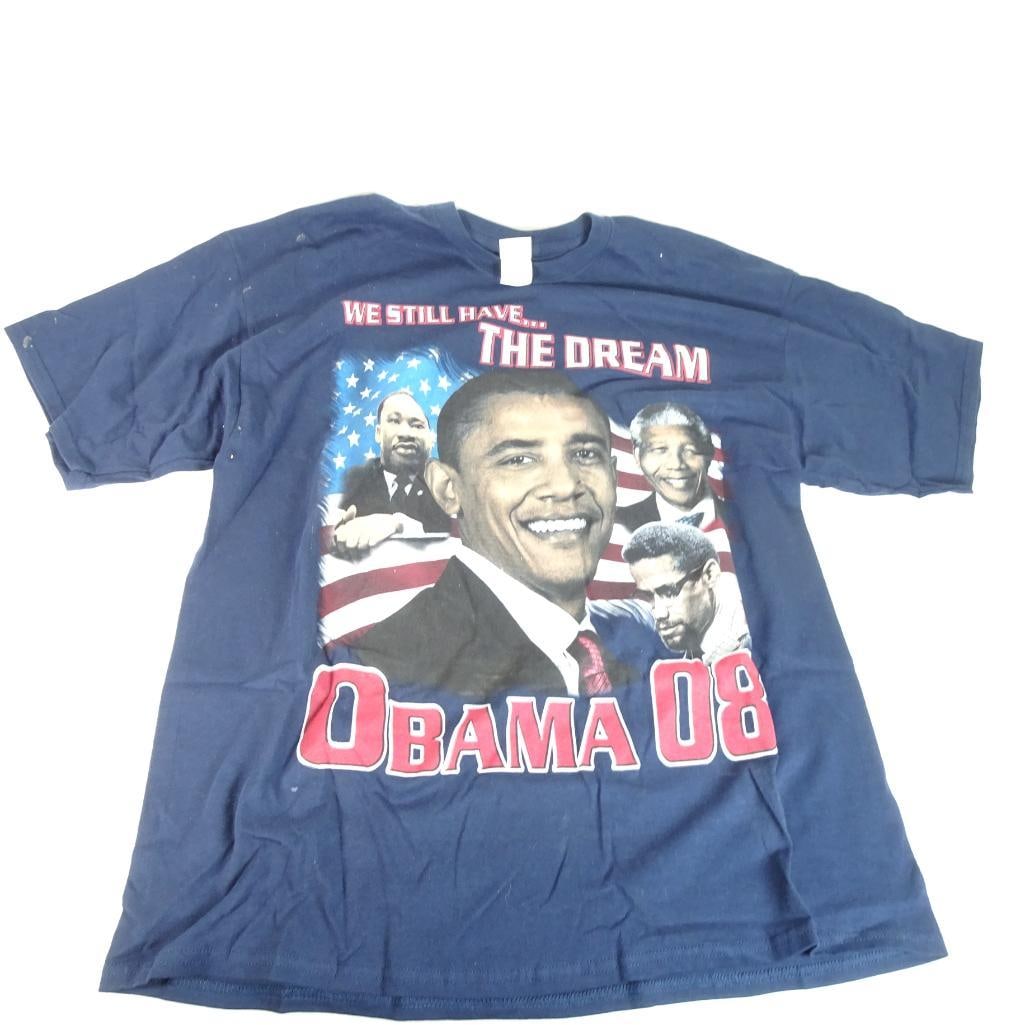 Mixed Graphic T-Shirt Lot: Mixed mens graphic T-shirt bundle sold as one lot. Includes political, event and casual graphic tees in various sizes and colors. Great resale lot or everyday wear. Perfect for resellers, collectors