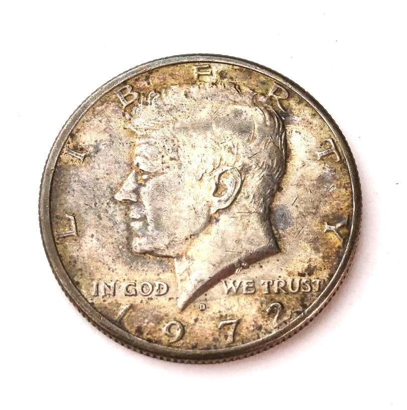 USA Kennedy Half Dollar 1972-D (1 of 3)