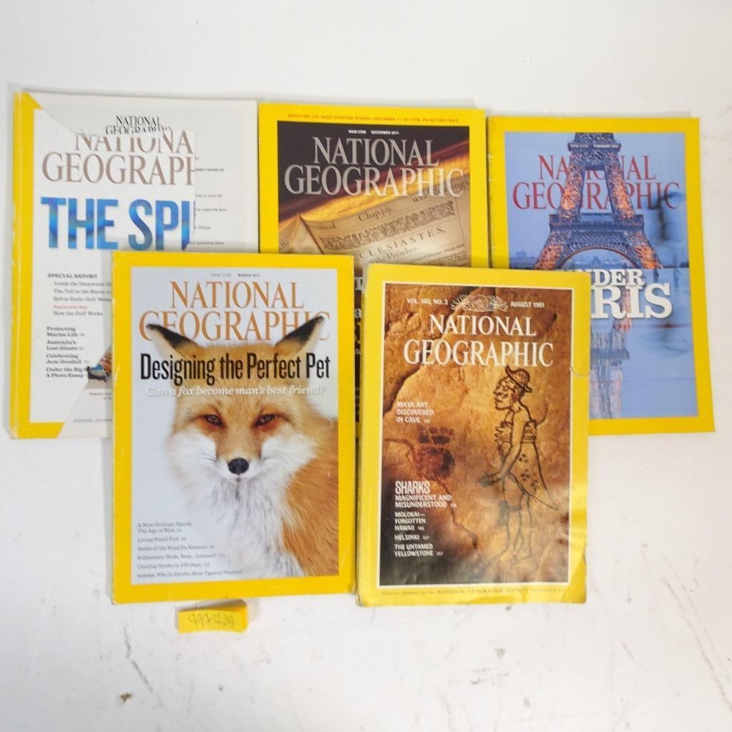 National Geographic Magazine Lot (1 of 5)