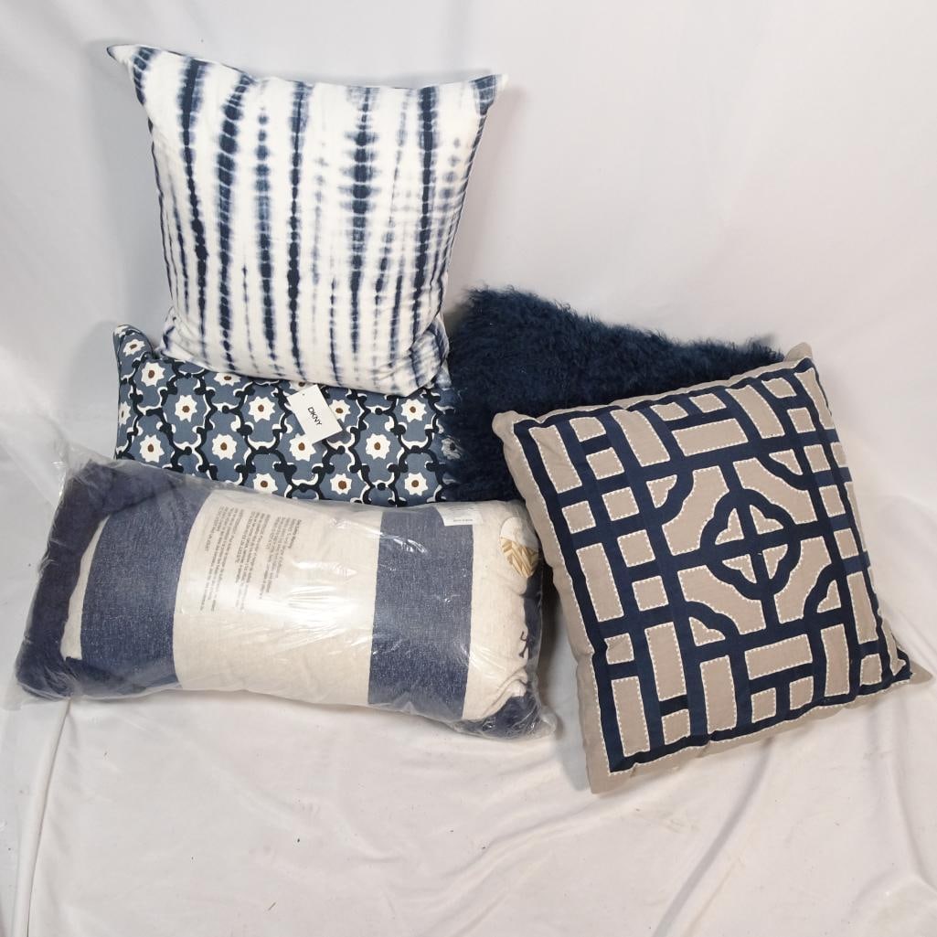 Lot of 5 Designer Decorative Pillows (1 of 20)