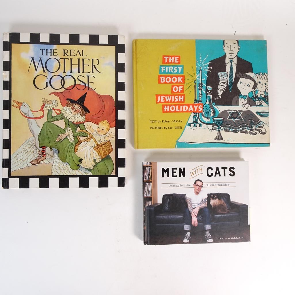 3_Book Mixed Lot: A charming and eclectic 3_book bundle featuring classic children?s literature, cultural education, and modern lifestyle photography. Included is The Real Mother Goose, a timeless collection of beloved