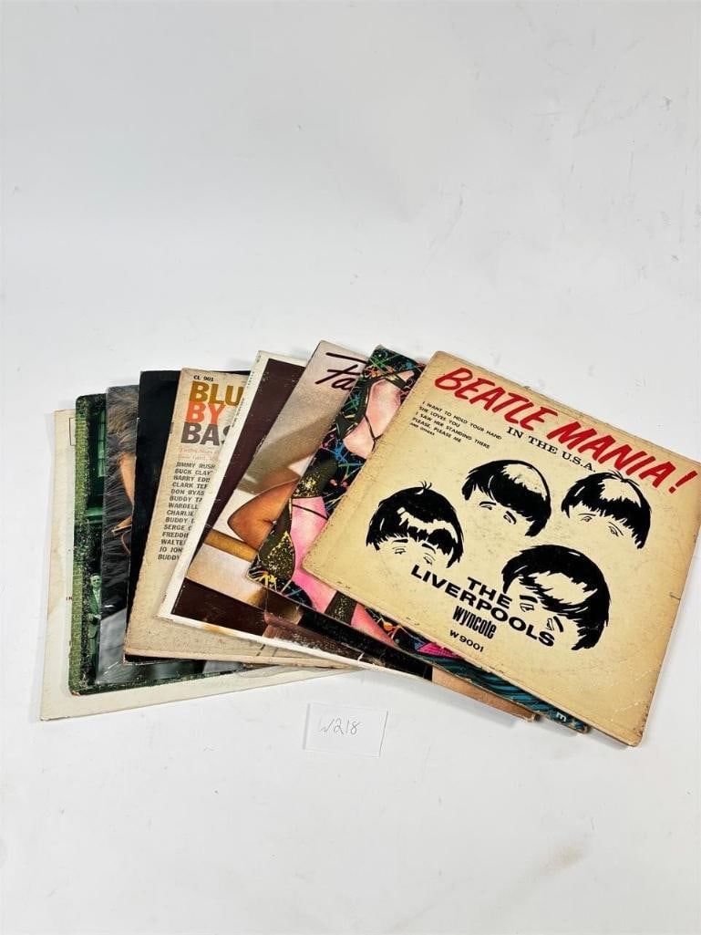 Vintage Vinyl Records Set of 8 (Beatle Mania,...: Jazz, Vikki Carr, and more). Vintage Vinyl Records Set of 8 (Beatle Mania, Jazz, Vikki Carr, and more)- Sold as-is, condition varies. See photos for details.